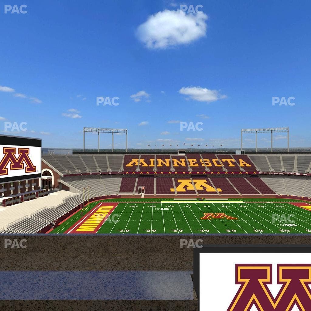 Huntington Bank Stadium - Section Loge Box 18 Lower Seat View