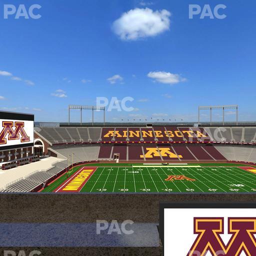 Huntington Bank Stadium - Section Loge Box 18 Lower Seat View