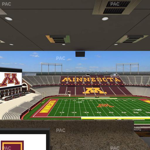 Huntington Bank Stadium - Section Loge Box 18 Upper Seat View