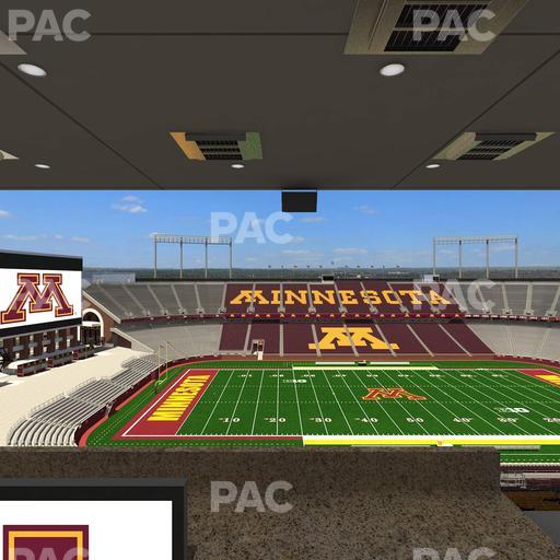 Huntington Bank Stadium - Section Loge Box 18 Upper Seat View