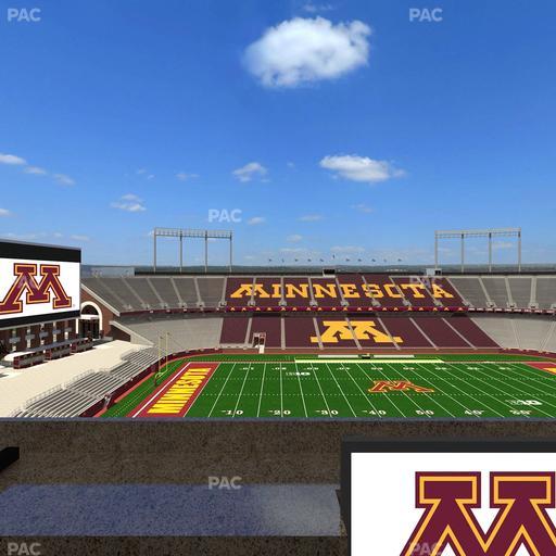 Huntington Bank Stadium - Section Loge Box 19 Lower Seat View