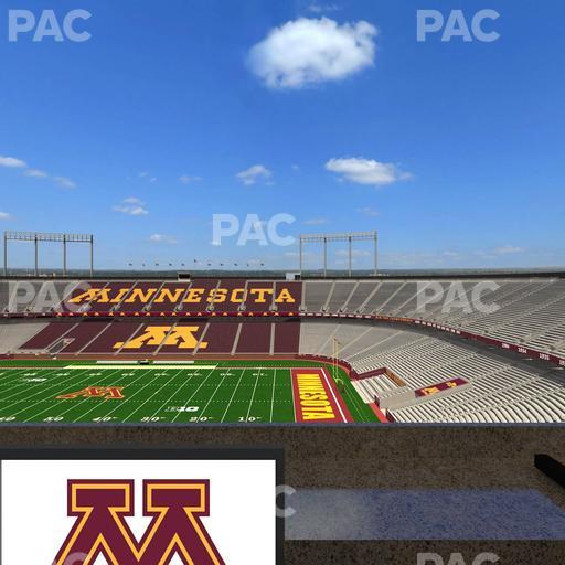 Huntington Bank Stadium - Section Loge Box 2 Lower Seat View