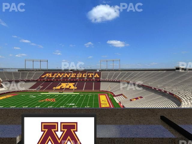 Huntington Bank Stadium - Section Loge Box 2 Lower Seat View