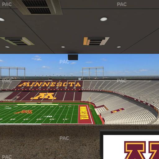 Huntington Bank Stadium - Section Loge Box 2 Upper Seat View