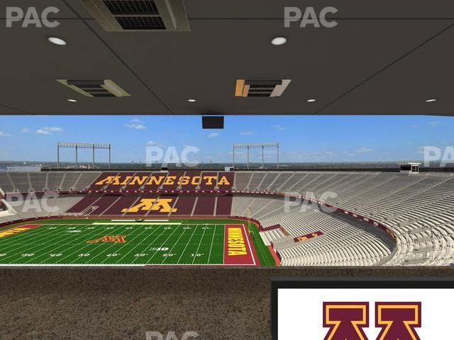 Huntington Bank Stadium - Section Loge Box 2 Upper Seat View