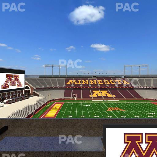 Huntington Bank Stadium - Section Loge Box 20 Lower Seat View