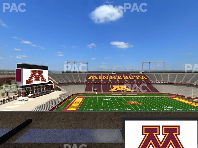 Huntington Bank Stadium - Section Loge Box 20 Lower Seat View Huntington Bank Stadium - Section Loge Box 20 Lower Seat View