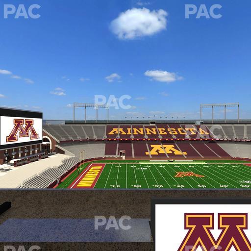 Huntington Bank Stadium - Section Loge Box 21 Lower Seat View