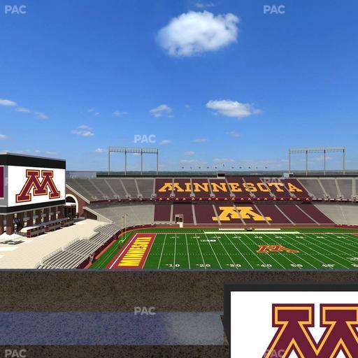 Huntington Bank Stadium - Section Loge Box 22 Lower Seat View