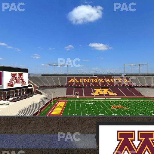 Huntington Bank Stadium - Section Loge Box 22 Lower Seat View