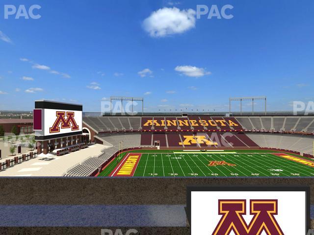 Huntington Bank Stadium - Section Loge Box 22 Lower Seat View Huntington Bank Stadium - Section Loge Box 22 Lower Seat View