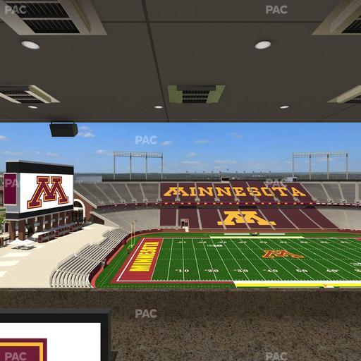 Huntington Bank Stadium - Section Loge Box 22 Upper Seat View