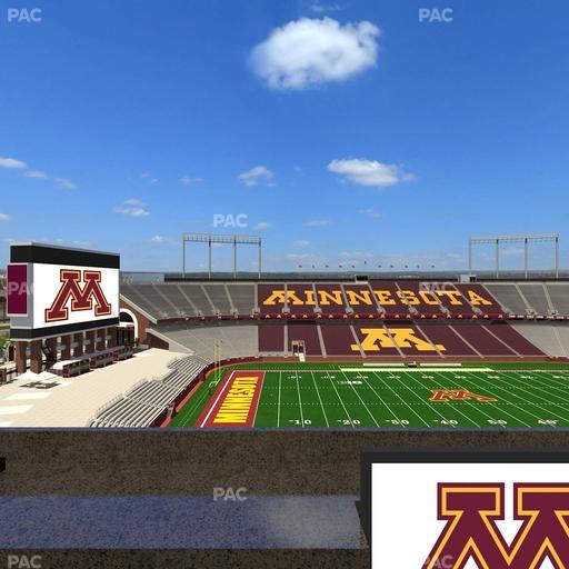 Huntington Bank Stadium - Section Loge Box 24 Lower Seat View