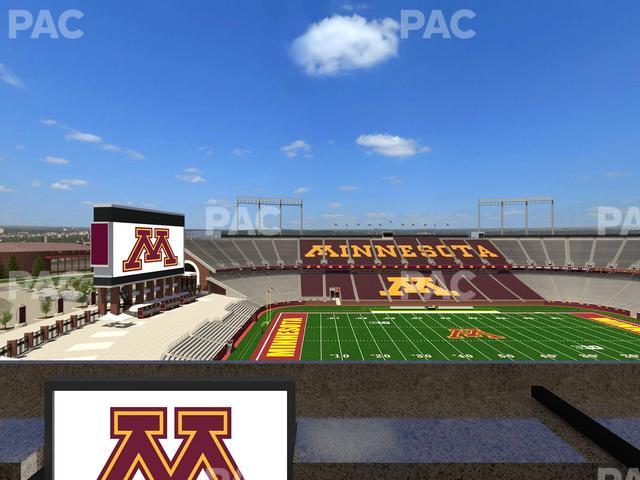 Huntington Bank Stadium - Section Loge Box 25 Lower Seat View Huntington Bank Stadium - Section Loge Box 25 Lower Seat View