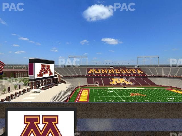Huntington Bank Stadium - Section Loge Box 26 Lower Seat View