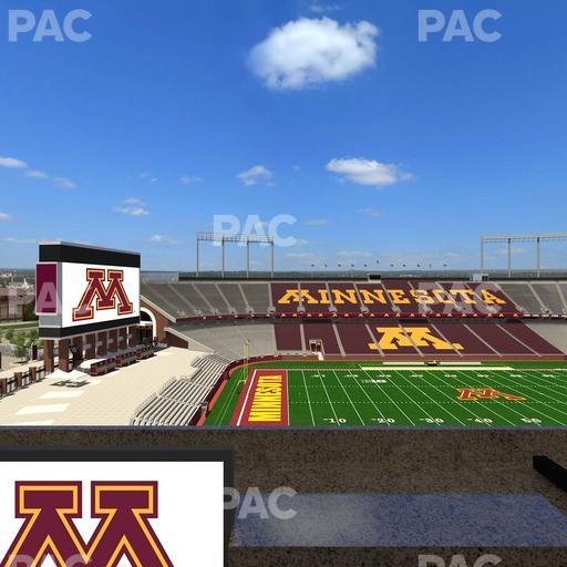 Huntington Bank Stadium - Section Loge Box 27 Lower Seat View