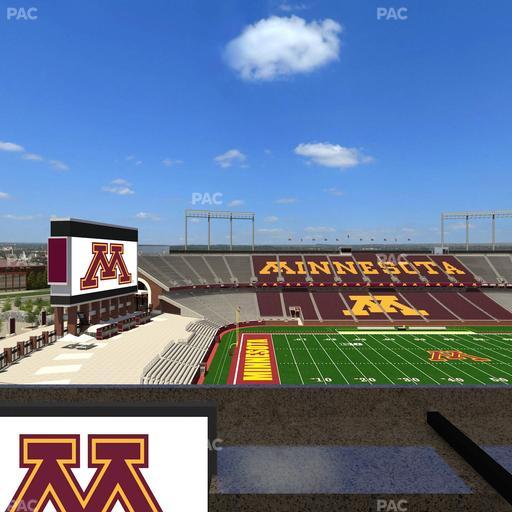 Huntington Bank Stadium - Section Loge Box 29 Lower Seat View