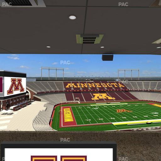 Huntington Bank Stadium - Section Loge Box 29 Upper Seat View