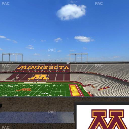 Huntington Bank Stadium - Section Loge Box 3 Lower Seat View