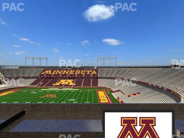 Huntington Bank Stadium - Section Loge Box 3 Lower Seat View