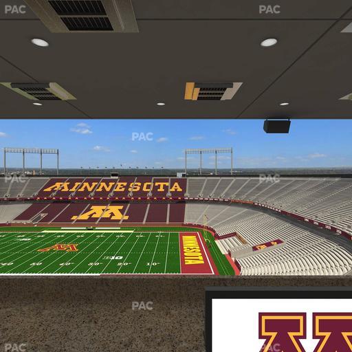 Huntington Bank Stadium - Section Loge Box 3 Upper Seat View