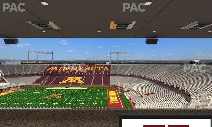 Huntington Bank Stadium - Section Loge Box 3 Upper Seat View