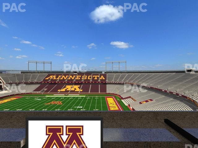 Huntington Bank Stadium - Section Loge Box 4 Lower Seat View