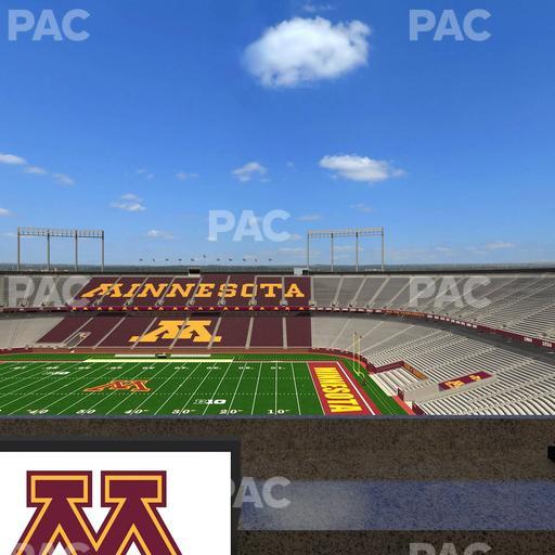 Huntington Bank Stadium - Section Loge Box 5 Lower Seat View