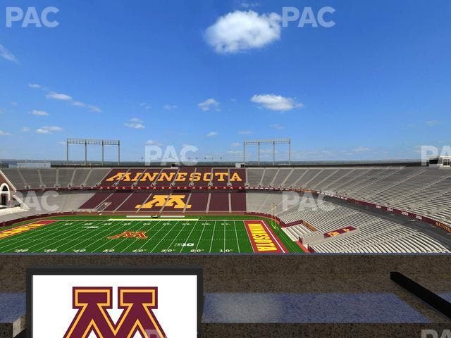 Huntington Bank Stadium - Section Loge Box 5 Lower Seat View