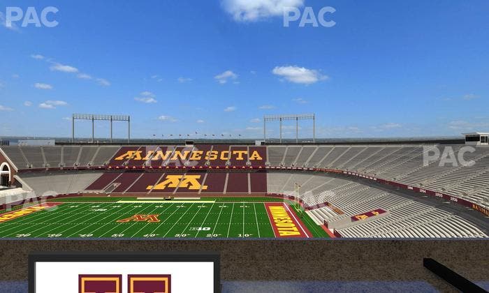 Huntington Bank Stadium - Section Loge Box 5 Lower Seat View