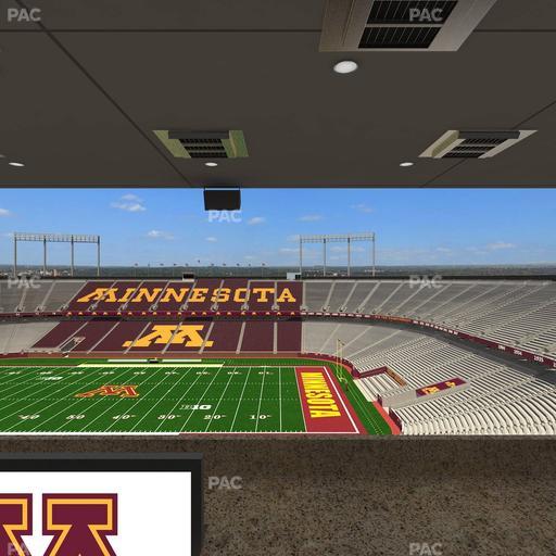 Huntington Bank Stadium - Section Loge Box 5 Upper Seat View