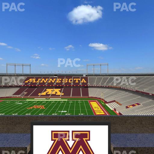 Huntington Bank Stadium - Section Loge Box 6 Lower Seat View