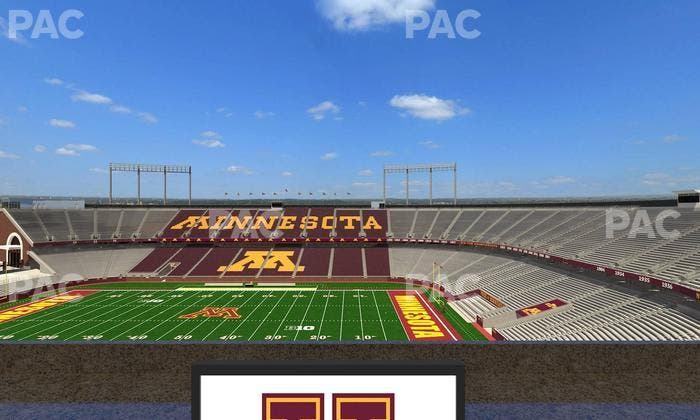 Huntington Bank Stadium - Section Loge Box 6 Lower Seat View