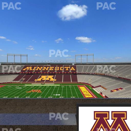 Huntington Bank Stadium - Section Loge Box 7 Lower Seat View