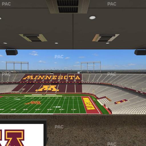 Huntington Bank Stadium - Section Loge Box 7 Upper Seat View