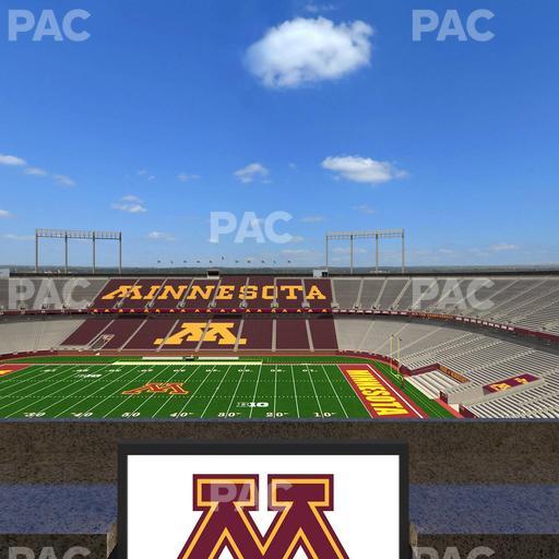 Huntington Bank Stadium - Section Loge Box 8 Lower Seat View