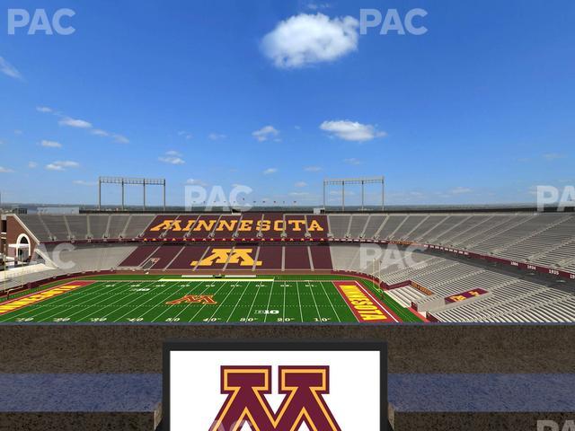 Huntington Bank Stadium - Section Loge Box 8 Lower Seat View Huntington Bank Stadium - Section Loge Box 8 Lower Seat View