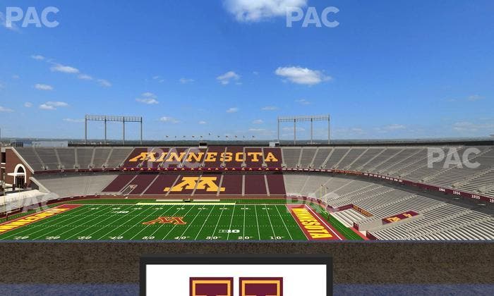 Huntington Bank Stadium - Section Loge Box 8 Lower Seat View