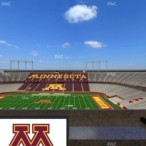 Huntington Bank Stadium - Section Loge Box 9 Lower Seat View