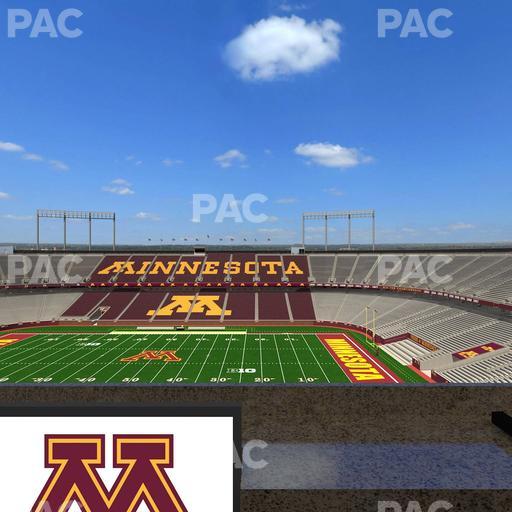 Huntington Bank Stadium - Section Loge Box 9 Lower Seat View