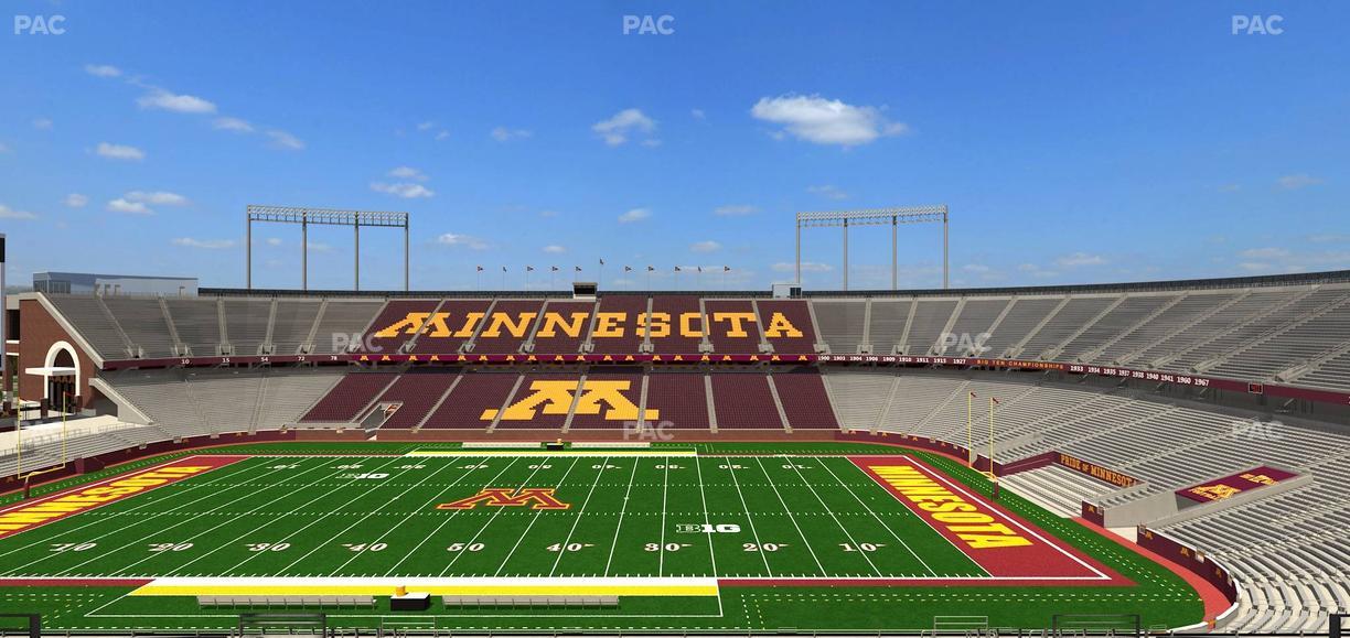 Huntington Bank Stadium - Section Outdoor Club 1 Seat View