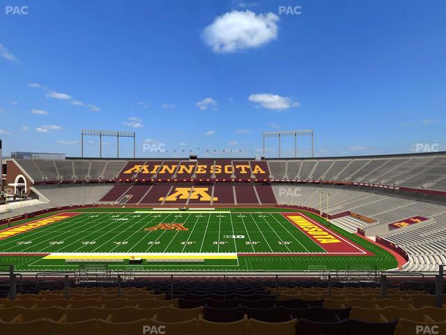 Huntington Bank Stadium - Section Outdoor Club 1 Seat View