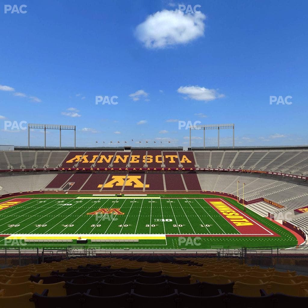 Huntington Bank Stadium - Section Outdoor Club 1 Seat View