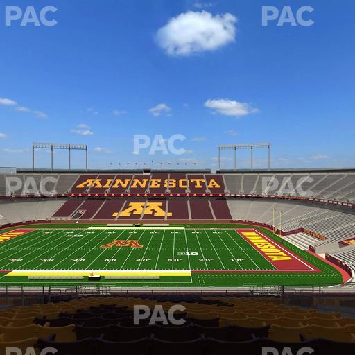 Huntington Bank Stadium - Section Outdoor Club 1 Seat View