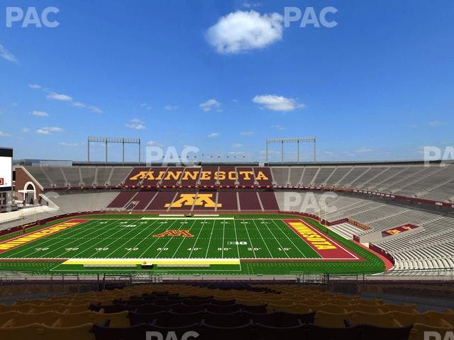 Huntington Bank Stadium - Section Outdoor Club 1 Seat View