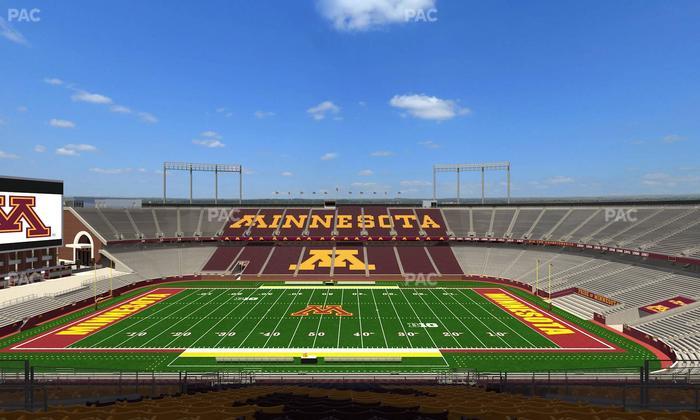 Huntington Bank Stadium - Section Outdoor Club 2 Seat View