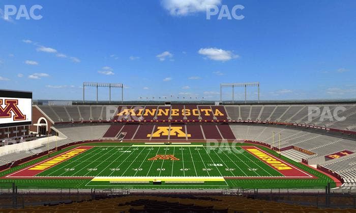 Huntington Bank Stadium - Section Outdoor Club 2 Seat View