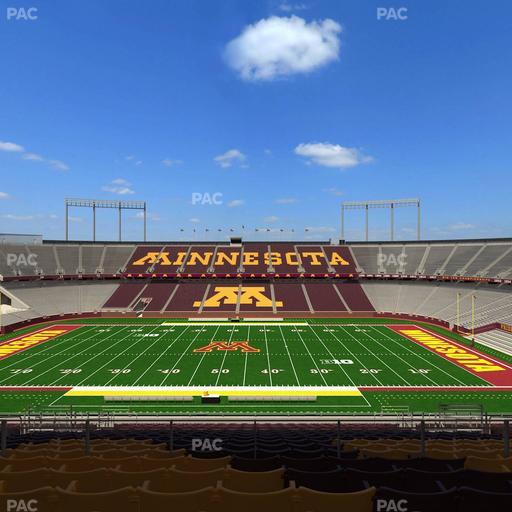 Huntington Bank Stadium - Section Outdoor Club 2 Seat View