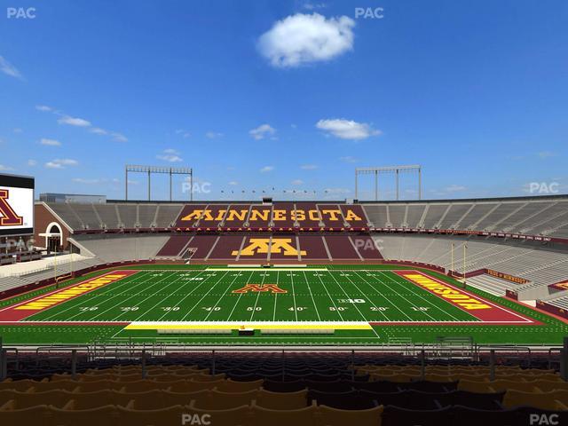 Huntington Bank Stadium - Section Outdoor Club 2 Seat View