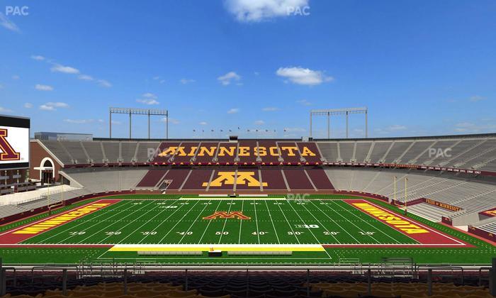 Huntington Bank Stadium - Section Outdoor Club 2 Seat View